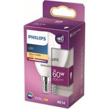 Philips LED 60W P48 E14 Sarı Işık Dim Edilmez Ampul Tekli Paket - Çok Renkli