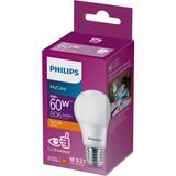Philips LED Ampul 8-60W 2700K Sıcak Sarı Işık – Enerji Tasarruflu, Uzun Ömürlü ve Göz Yormayan Aydınlatma