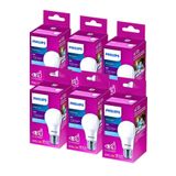 Philips Led Ampul E27 A60 8W/65K 720LM Beyaz Işık 6 ADET