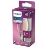 Philips LED Classic 40W B35 E14 Mum Tipi Beyaz Işık Dim Edilmez Filament LED Ampul [enerji Sınıfı F]