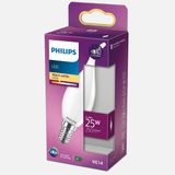 Philips LED Classic BA35 Ww Fr 2.2 W Beyaz E14 LED Ampul (7'li Paket)