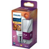 Philips LED Classic Dimlenebilir Buzlu Filament Ampul 7.2W 1055Lum 2700K Sarı Işık A60 E27 (75W) - 1 - 10 W