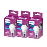 Philips LedBulb 8-60W 806 Lm E27 6500K Beyaz Işık New Gen 3’lü Ampul