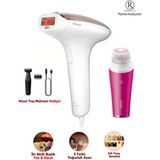 Philips Lumea IPL Cihazı Yeşil Renkli Kablosuz Vücut ve Yüz İçin 2 Başlık Özellikli Epilasyon