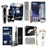 Philips LUXE EDİTİON ÇİFT BAKIM SETİ*Pro5 IPL PL5014*S9711/31 Tıraş Makinesi*Genius X Rose Gold A.İ.*GreyLux