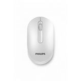 Philips M402 Beyaz Kablosuz Mouse, Ergonomik Ele Tam Oturan Tasarım, 2.4GHz Wireless Fare, Otomatik Uyku Modu ve Enerji Tasarrufu, Hassas Optik İzleme, Tek AA Pil ile Çalışma