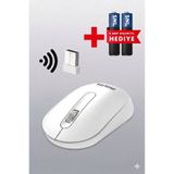 Philips M402 Kablosuz Mouse Beyaz Renk 2 Adet Pil Hediyeli ( Usb Alıcılı ) SPK7402