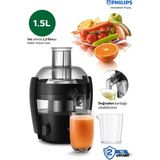 Philips Maksimum Meyve Suyu. Minimum Zahmet-Viva Collection Katı Meyve Sıkacağı,1,5 Lt, Quickclean Özellikli + Hassas Mutfak Tartısı - Siyah