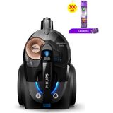 Philips Marathon Daily Torbasiz PowerCyclone 8 Premium Elektrikli Süpürge - Yedek Filtre Hediyesiyle + Airwick Oda Kokusu Aerosol Lavanta Esintisi - Siyah - renk