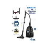 Philips Marathon Ultimate Elektrikli Süpürge | Toz Torbasız, Sessiz Ve Güçlü | Hepa Filtre İle Derinlemesine Temizlik Ve Kolay Kullanım