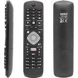 Phılıps Matcell Smart Tuşlu Netflıx LCD LED Uzaktan Tv Kumandası - Siyah