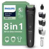 Philips MG3940/15 8'i 1 arada çoklu bakım seti | sakal kılı burun süsü | ayarlanabilir tarak 3-7 mm + saç ve vücut tarakları | 70 dk kablosuz | yıkanabilir aksesuarlar | şarj edilebilir