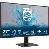 Philips Monitor27E2N2500 68,6 cm (27 inç) QHD (120 Hz, IPS, 1ms MPRT, Adaptive Sync, HDR10 (2560 x 1440, HDMI 1 x 2.0, DP 1 x 1.4) siyah/kırmızı