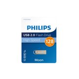 Philips Moon 128 GB Usb 2.0 Yüksek Hızlı Metal Usb Flash Bellek Gri