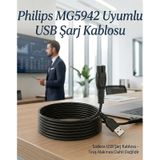 Philips Multigroom Mg5942 Uyumlu 5v Usb Şarj Kablosu