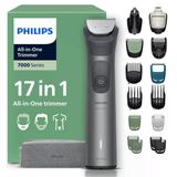 Phılıps Multigroom Series 7000 Hepsi Bir Arada Yüz, Baş Ve Vücut İçin 17 Parçalı Sakal Düzeltici Ve Saç Düzeltici, Kendiliğinden Bilenen