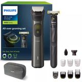 Philips Multigroom Series 9000, 13'Ü Bir Arada Sakal Düzeltici Ve Saç Düzeltici Dahil. Oneblade, Yüz, Baş Ve Vücut İçin, 27 Uzunluk Ayarı (0,2-20 Mm), Siyah (Model Mg9530/15)