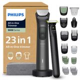 Philips Multigroom Series 9000 Hepsi Bir Arada 23 Parçalı Sakal Düzeltici, Saç Düzeltici Ve Oneblade Düzeltici - Yüz, Baş Ve Vücut İçin Eksiksiz Bakım Seti, 27 Uzunluk Ayarı (0,2-20 Mm), Mg9561/30