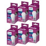 Philips Mycare 8W LED Ampul 60W E27 6500K Beyaz Işık ile Yüksek Lümen 806 lm Aydınlatma (6'lı Paket)
