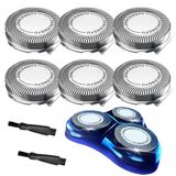 Philips Norelco Aquatec Tıraş Makinesi İle Uyumlu Hq8 Yedek Başlıklar, Philips Norelco Aquatec Tıraş Makinesi İçin Hq8 Bıçaklar Pt720 Pt730 At880 At830 At810, Geliştirilmiş Hq8 Bıçaklar, 6'Lı Paket