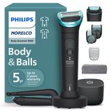 Philips Norelco Body Groomer 9000 Serisi, Erkekler ve Samimi Tıraş Makinesi Sistemi için UV Küp Temizleyici ve Ayarlanabilir Arka Ataşmanlı, %100 Duş Geçirmez, BG9480/50