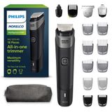 Philips Norelco Multigroom 5000 Serisi, Hepsi Bir Arada Düzeltici, Sakal Düzeltici ve Saç Kesme Makinesi, 18 Parça Erkek Bakım Seti, Sakal, Yüz, Burun, Kulak, Vücut için, Titanyum Bıçaklı, Seyahat
