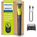 Philips Norelco Oneblade 360 Bağlantılı Hibrit Yüz, Elektrikli Sakal Düzeltici, 360 Blade Tech' - Çok Renkli