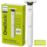 Philips Norelco Oneblade QP1924/70 Beyaz Vücut Bakım Seti Ek Başlık ile 120 dk Şarj Süresi