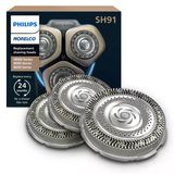 Philips Norelco Orijinal Sh91/52 Yedek Tıraş Başlıkları, Norelco Tıraş Makinesi Serisi S9000 Ve 9000 Prestige İle Uyumludur, Yenilenen Sh90/70