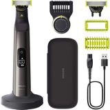 Philips Oneblade Pro 360 Yüz ve Vücut Tıraş Makinesi, Düzeltici ve Vücut Bakım Seti, 2x 360 Bıçak, Hassas Tarak, 2x Vücut Aparatı, Seyahat Çantası, Şarj Istasyonu, Yüz ve Vücut Için (QP6652/30)