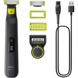 Philips Oneblade Pro Yüz ve Vücut Için Hibrit Tıraş - Siyah
