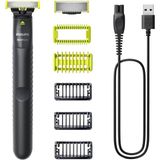 Philips Oneblade QP1624/10 Siyah Tıraş Makinesi Ek Başlık ile Kablosuz Kullanım Özelliği