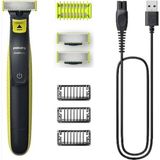 Philips Oneblade Qp2724 Siyah - Sarı Renkli Kablosuz Tıraş Makinesi 40 dk Kullanım Süresi