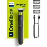 Philips Oneblade Yüz Için Hibrit Tıraş Makinesi, Sakal Şekillendirici, Islak/kuru Kullanım, 3 Kirli Sakal Ta - Standart