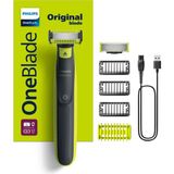 Philips Oneblade Yüz Vücut Için Hibrit Tıraş Makinesi,sakal Şekillendirici, Islak/kuru Kullanım, 3 Kirli Sak - Standart