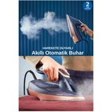 Philips Otomatik Azur 8000 Akıllı Sensörlü Buharlı Ütü - Özel Taban - 260g Turbo Şok Buhar, 3000 W