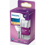 Philips P 48 60 Sıcak Beyaz Mum E14 Duy Led Ampul (6'Li Paket)