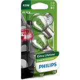 Philips P21W LongLife EcoVision Geri Vites Park Ampül Tek Duy, 12V, 2'li Paket Otomotiv Ampulü