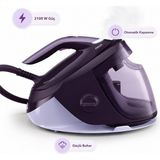 Philips Perfectcare 7000 Serisi Buhar Kazanlı Ütü | 8 Bar, 2100 W, 600 G Şok Buhar, Steam Glide Elite Taban, 1,8 L, Mor