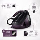 Philips Perfectcare 8000 Buhar Kazanlı Ütü Akıllı Buhar | 8,5 Bar, 2700 W, 700 G Şok Buhar, 1,8 L Geniş Hazne, Mor