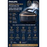 Philips Perfectcare 8000 Series Buhar Kazanlı Ütü – Yapay Zekâ Destekli Akıllı Buhar, 9 Bar Basınç, 850 G Şok Buhar, Optimaltemp Yanık Koruması, Steamglide Elite Taban, Hızlı ve Güvenli Ütüleme