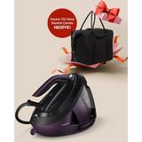 Philips Perfectcare 8000 Serisi PSG8160/30 Buhar Kazanlı Ütü + Seyahat Çantası - Mor - Siyah