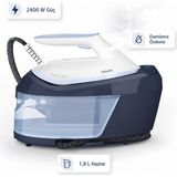 Philips Perfectcare Buhar Kazanlı Ütü Beyaz-Mavi | 6,5 Bar, 2400 W, 600 G Şok Buhar, Optimaltemp, 1,8 L Çıkarılabilir Hazne - Beyaz - Mavi
