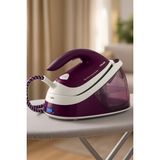 Philips Perfectcare Compact Buhar Kazanlı Ütü 2400W - Sıfır Yanık Riski- Üstün Kırışık Giderme Için Güçlü Buhar + Mutfak Tartısı - Mor