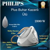 Philips Perfectcare PSG7040/10 Buhar Kazanlı Ütü + Akım Korumalı Üçlü Uzatmalı Priz Hediye - Gri