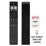 Phılıps Ph-V4 Tv Kumandası, Ambılıght-Prıme-Netflıx-Rakuten Ses Komutu Vardır