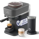 Philips Phılıps Baristina Espresso Makinesi Süt Köpürtücülü, Siyah, 16 Bar
