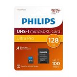 Philips Phılıps FM12MP65B, 128GB, Sdxc, Uhs-I, V30, CLASS10, Microsd Kart Bellek (Sd Adaptörlü) - Beyaz