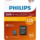 Philips Phılıps FM12MP65B, 128GB, Sdxc, Uhs-I, V30, CLASS10, Microsd Kart Bellek (Sd Adaptörlü)