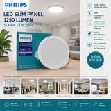 Philips Phılıps LED Slim Panel 14W 1250LUMEN 20.000 Saat Ömür Yuvarlak Sıva Altı